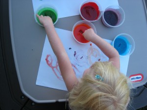 fingerpainting